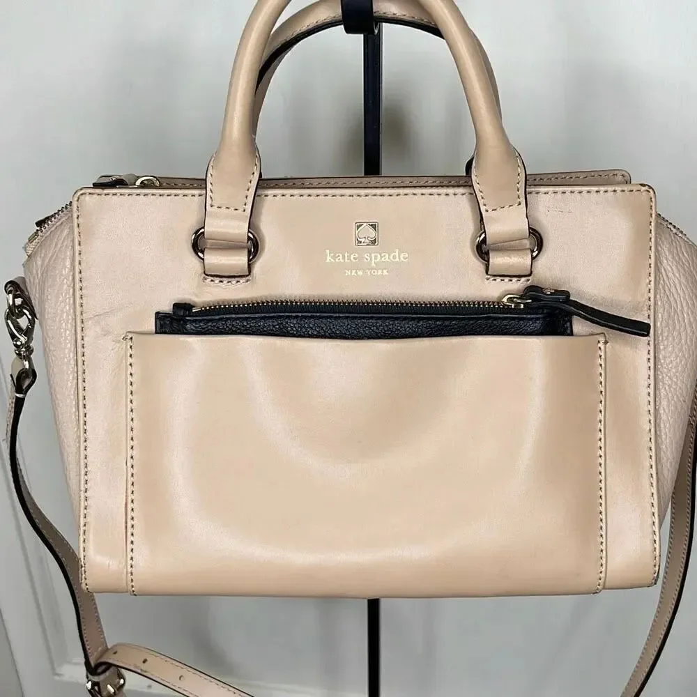 Kate Spade New York Mini Bernadine Hadley Satchel Crossbody Afftgo Tan